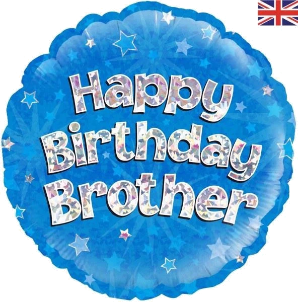HAPPY B/DAY BROTHER 18IN FOIL