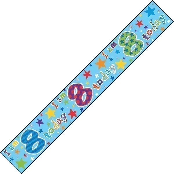 AGE 8 9FT WALL BANNER