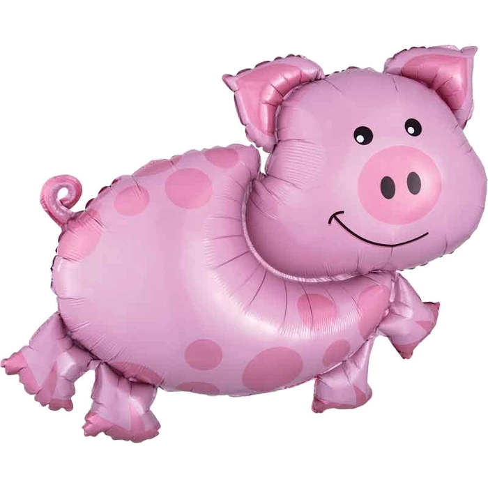 Pig Shaped Foil Balloon