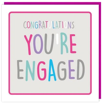 Jellybean - Engaged/Congrats- Neon/Foil/Emb