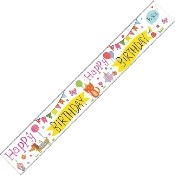 9FT BIRTHDAY WALL BANNER