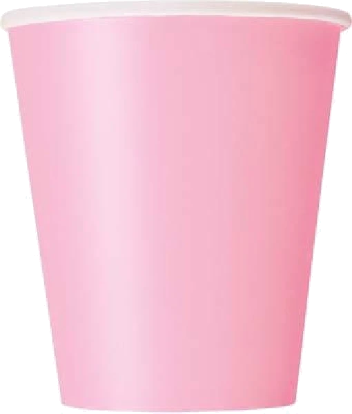 14PK 9OZ LOVELY PINK CUPS