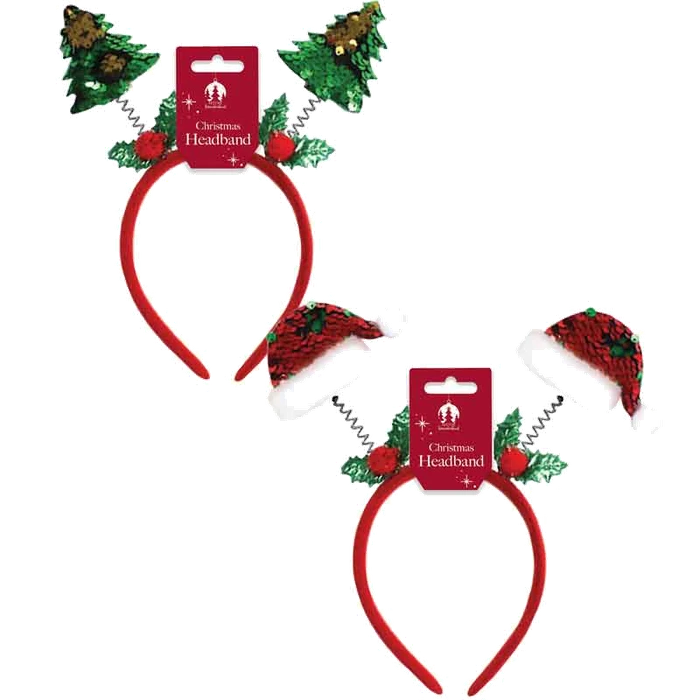 CHRISTMAS SEQUIN HAT/TREE WOBBLY H