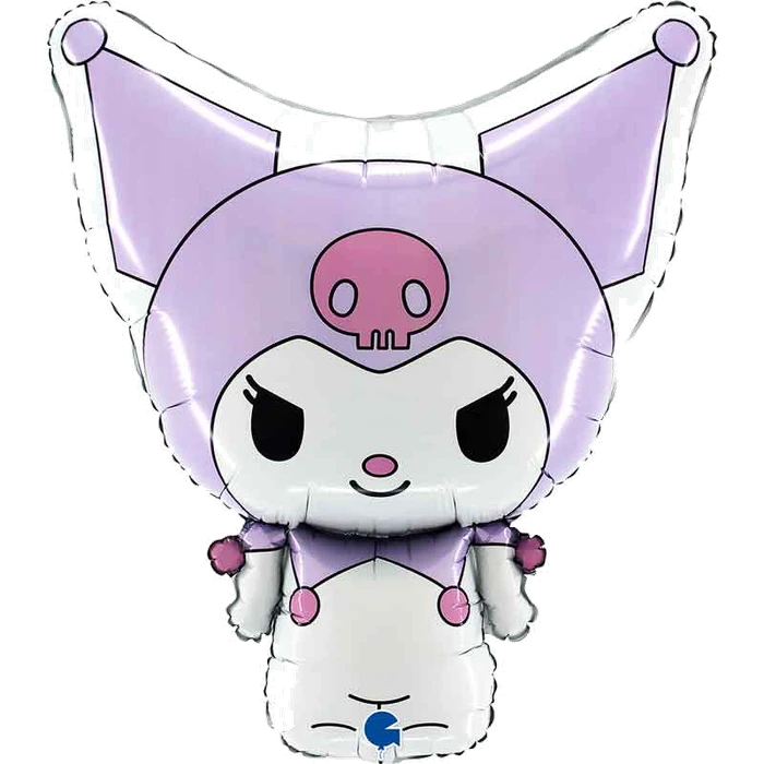 29In Kuromi Lilac Foil Balloon
