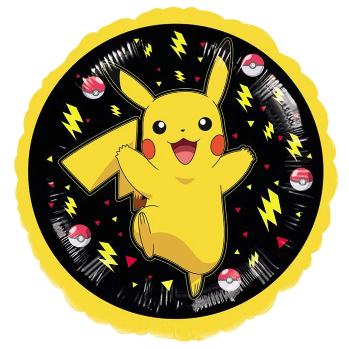 18In Standard Pokemon Foil Balloon