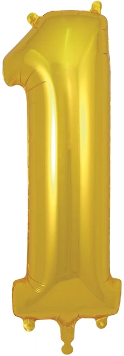 34-inch number 1 balloon