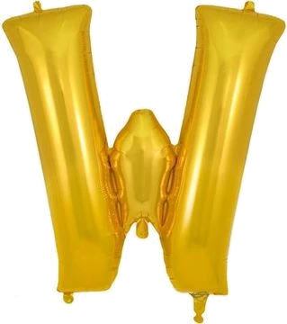 Oak Tree 34-inch letter W balloon