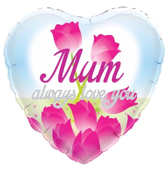 Mum Always Love You 18In Foil