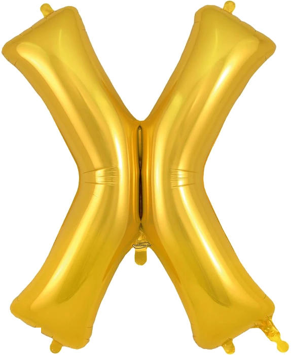 Oak Tree 34-inch letter X balloon