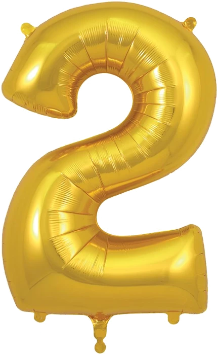 34-inch number 2 balloon