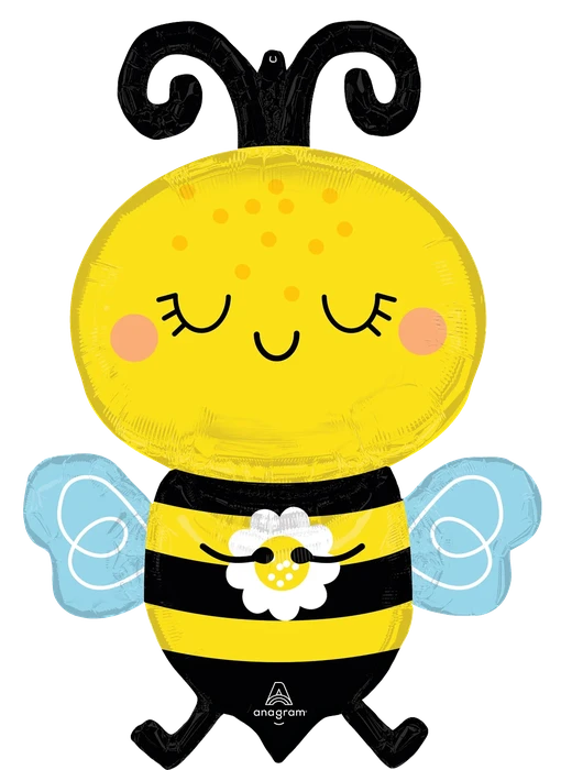 Happy Bee Shaped Large Foil B