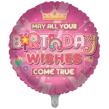 18In Open Female Younger Birthday Foil Balloon