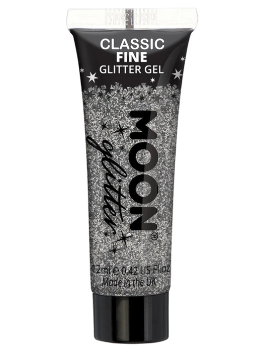 Moon Glitter Classic Fine Glitter Gel — Silver