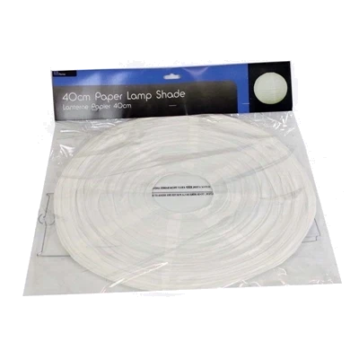 Sil Home Lampshade 40Cm White Paper
