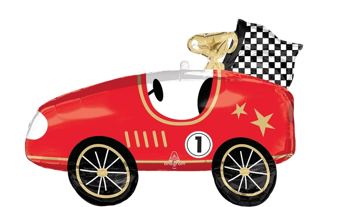 Race Cars Supershape Foil Bal