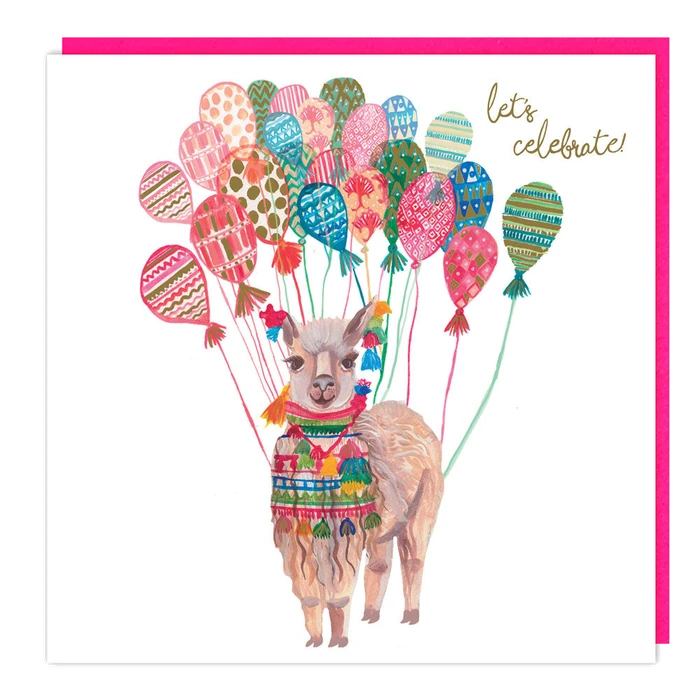 Secret Garden - Blank - Floating Llama - Foil/Emb