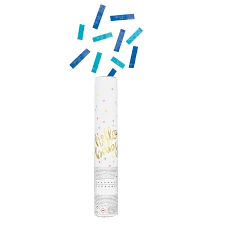 Blue Hello Baby Confetti Cannons