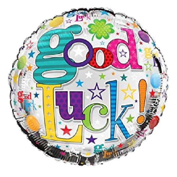 GOOD LUCK 18IN FOIL BALLOON