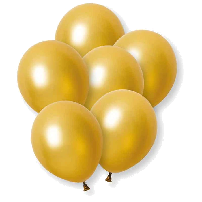 Unique Balloon Pearlised Dark Gold 8