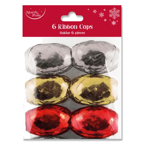 6Pk Asst Trad Ribbon Cops 12S
