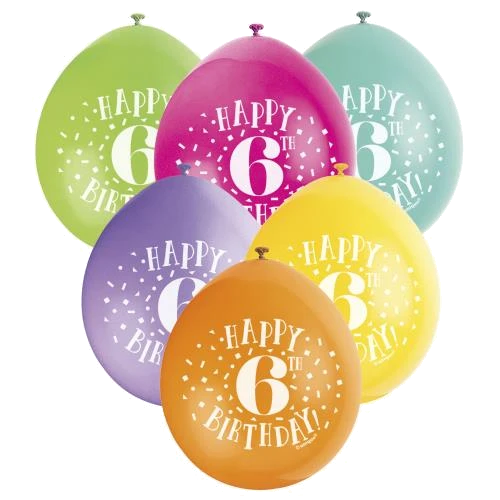 Unique Balloon 6Th Birthday 10