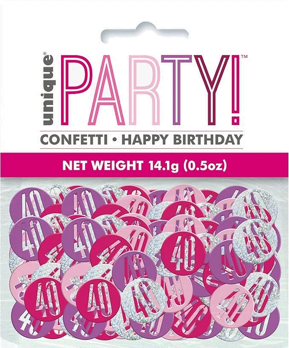 40th Birthday Confetti