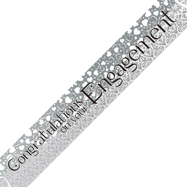 9FT ENGAGEMENT CONGRATS BANNER