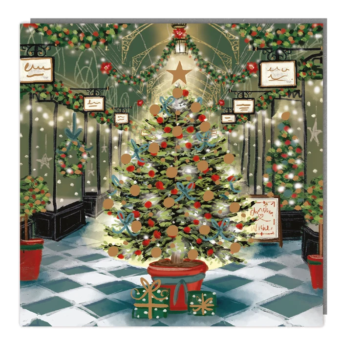 Pack Of 5 - Tree In The Arcade - 140X140 - Foil - Rt