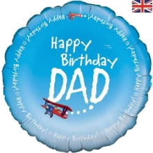 18In Happy B/Day Dad Foil