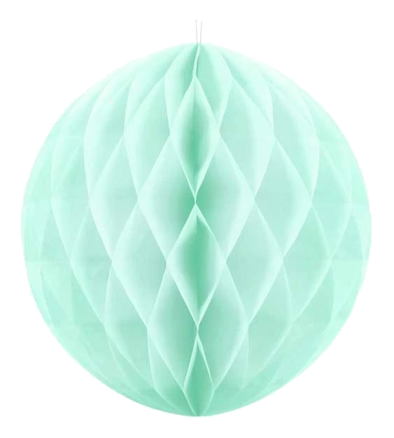 30Cm Light Mint Honeycomb Ball