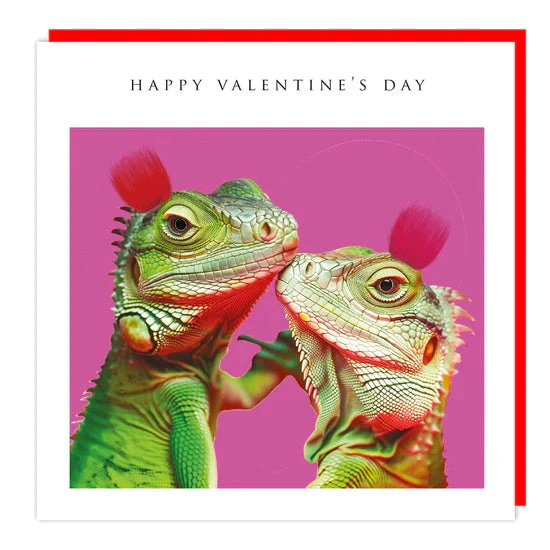 Valentines - Two Lizards - Fluff