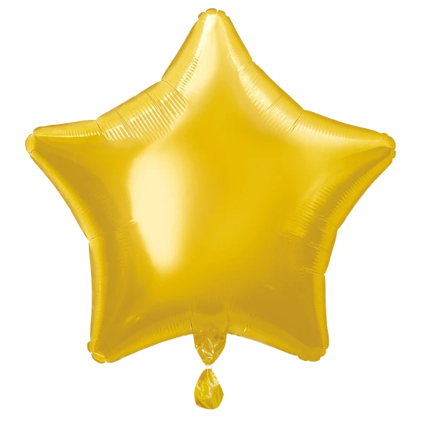 20In Classic Gold Star Foil Balloon