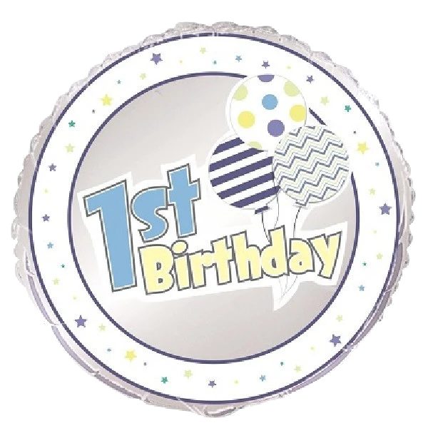 18IN BOY 1ST B/DAY FOIL BALLOON