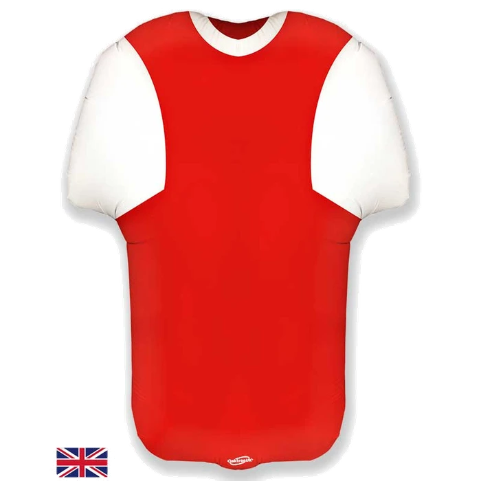 24in RED & WHITE SPORTS SHIRT FOIL