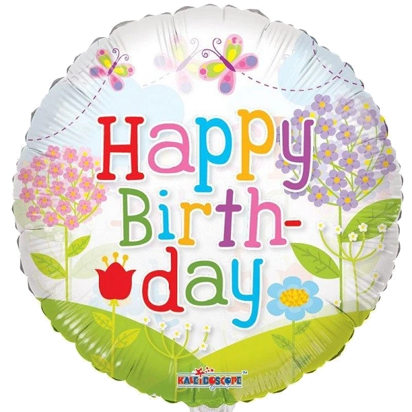 18IN BIRTHDAY LANDSCAPE FOIL