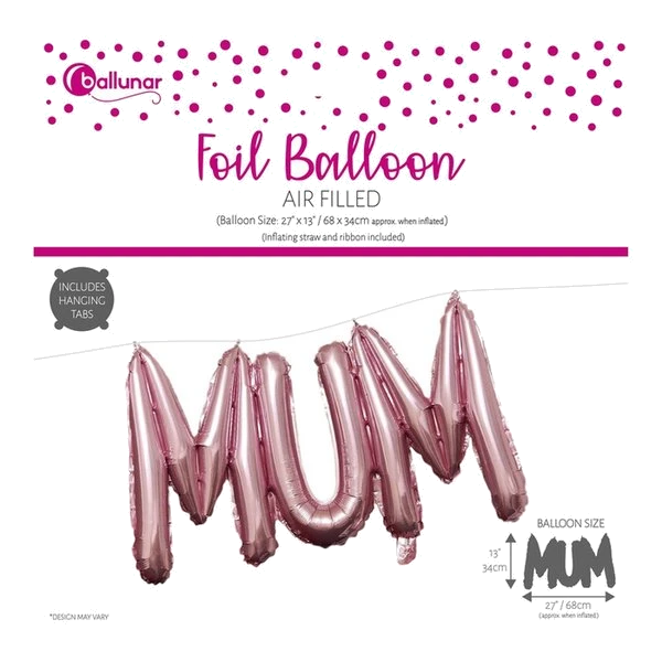 Mum Pink Foil Balloon