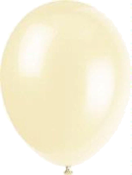 (10) 12In Ivory Cream Balloons