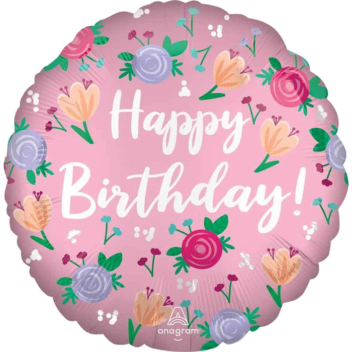 18In Happy Birthday Peony Foi