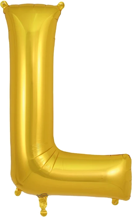 Oak Tree 34-inch letter L balloon