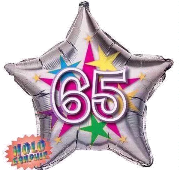 22IN 65TH STELLAR FUN FOIL BALLOON