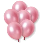 8PK 12in HOT PINK PEARLISED
