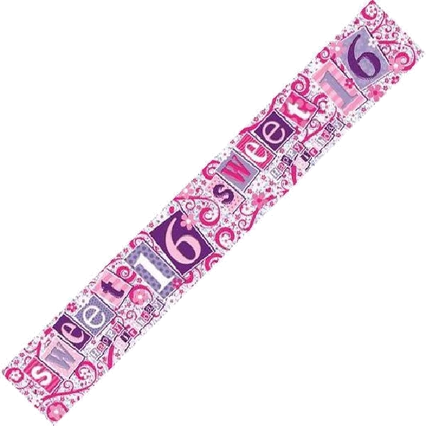 SWEET 16 9FT BANNER