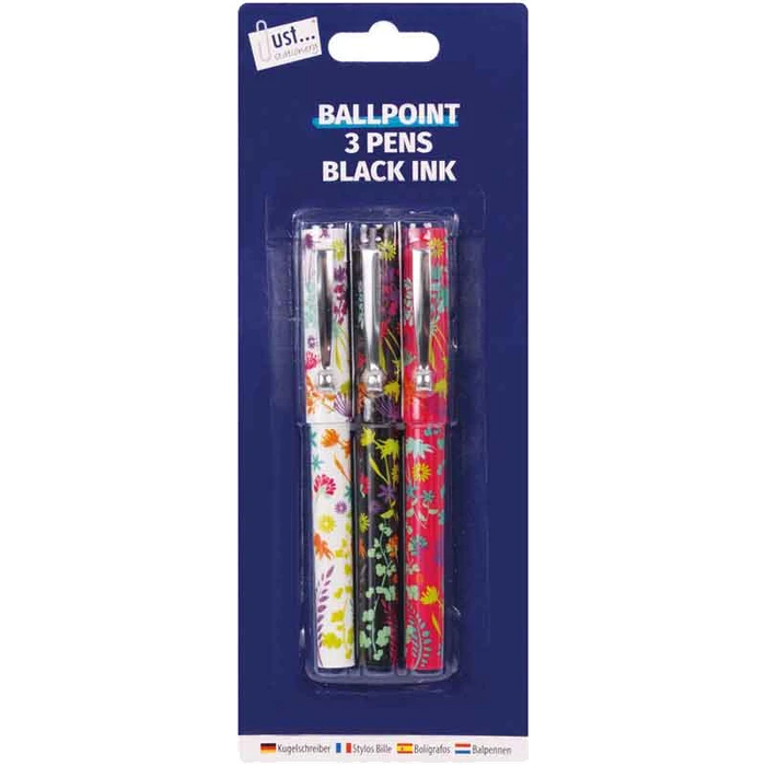 (3) Designer Barrel Pens