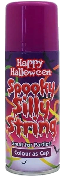 200ML HALLOWEEN SILLY STRING(sold in 24s)