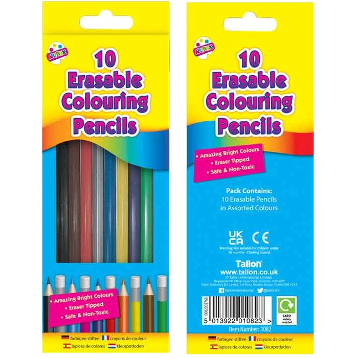 ARTBOX PENCIL ERASABLE COLOUR