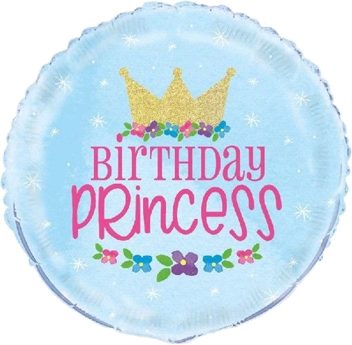18In Magical Princess Foil Balloon