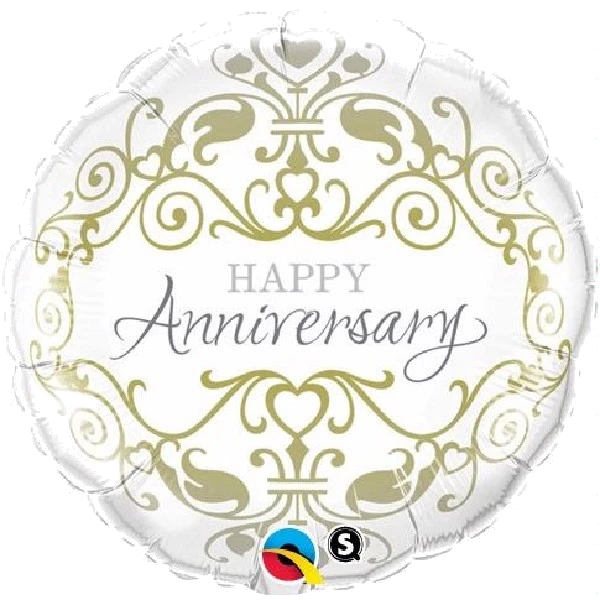 ANNIVERSARY CLASSIC 18IN FOIL BALLOON