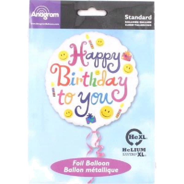 18IN BOLD B/DAY FOIL BALLOON