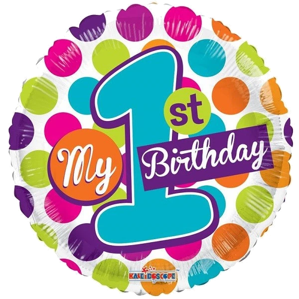 18IN MY 1ST BIRTHDAY FOIL BALLOON