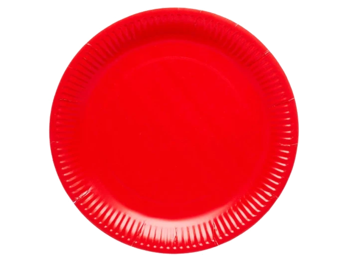 8Pk 23Cm Fiesta Red Paper Plates
